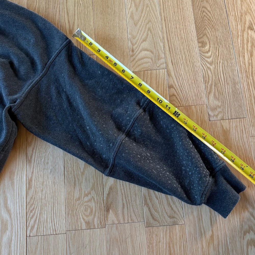 Lululemon x SoulCycle To The Beat Gray Grey Splatter Crewneck Womens Medium? - Picture 9 of 9